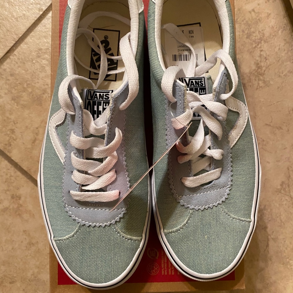 Vans Sport Denim Shoes -washed/true white (NWT)